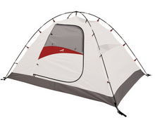 Load image into Gallery viewer, Camping tent with a red accent on a white background