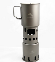 Load image into Gallery viewer, TOAKS Titanium  Backpacking Wood Burning Stove, Rent for $3 per day.