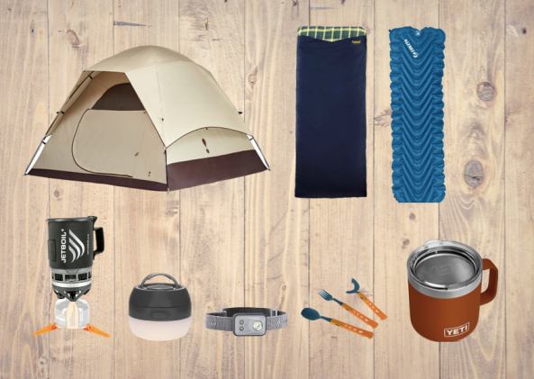 Deluxe Camping Bundle for One, Rent $25 per day.