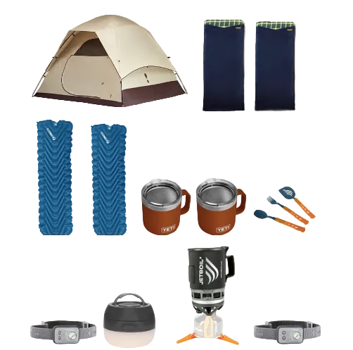 [⭐️bundle sale ⭐️] camping set 2 persons Deluxe Camping Bundle for Two, Rent $65 per day | PNW Campgear GO